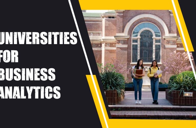 Top 10 Universities in the USA for Business Analytics Students